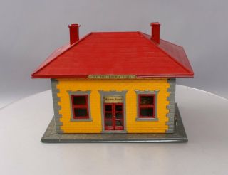 Lionel 124 Standard Gauge Lionel City Tinplate Station With Lights - Repainted