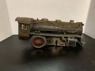 Parts Prewar Lionel Standard Gauge No.  384 - E Steam Engine & Tender And Mail Car