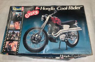 Vintage Revell 1/8 Grease 2 Honda Cool Rider Motorcycle Model Kit 100 Complete