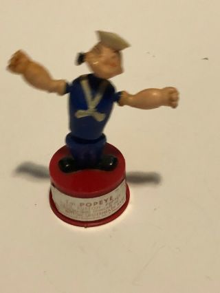 Vintage Kohner Bros Inc.  " Popeye " Push Button Puppet