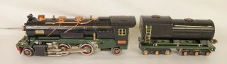 Lionel Prewar 260e Steam Locomotive W/260t 12 Wheel Die - Cast Tender - Vg,  Orig
