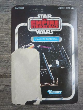 Tie Fighter Pilot 48 Back Esb Vintage Cardback Full Card Star Wars