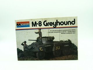 43 - 4100 Monogram 1/32nd Scale M - 8 Greyhound Plastic Model Kit