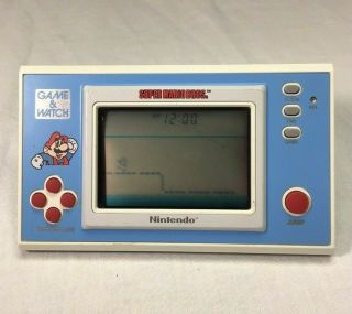 Vintage 1988 Nintendo Game & Watch Mario Bros Japan Ym - 105 Handheld System