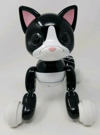 Zoomer Kitty Interactive Cat Robot Black And White Great