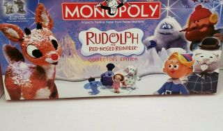 Rudolph The Red Nosed Reindeer Monopoly Game Collector 