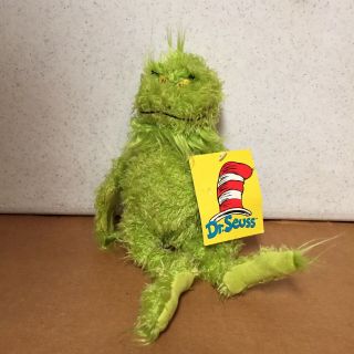 Grinch Plush 10 " Manhattan Toy Dr Seuss 2000 Stuffed Animal With Tags Ar105