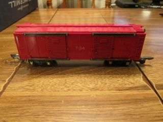 American Flyer 734 Operating Box Car Red