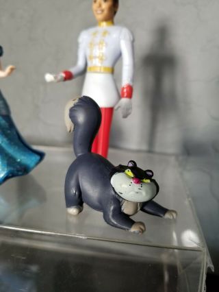 Disney Cinderella Pet Cat Lucifer Black Villain Cat PVC Figure magic clip prince 2