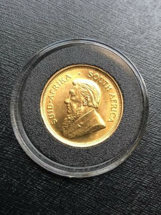 1981 Krugerrand,  South Africa,  1/4 Oz Fine Gold Coin Bu
