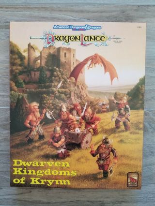 Dwarven Kingdoms Of Krynn: Dragonlance Dungeons & Dragons 2e Box Set 1993