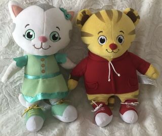 Daniel Tigers Neighborhood Plush And Katerina Kittycat Plush Stuffed Talking Toy