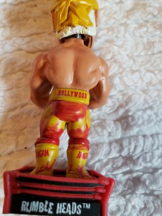 2003 WWE Hollywood Hulk Hogan Rumble Heads Bobble Head Figure Hulk Still Rules 3