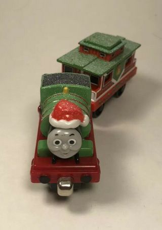 Thomas The Train Holiday Percy Christmas Edition Toy & Holiday Caboose Die Cast