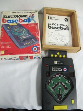 Vintage Entex Electronic Baseball Game With Instructions