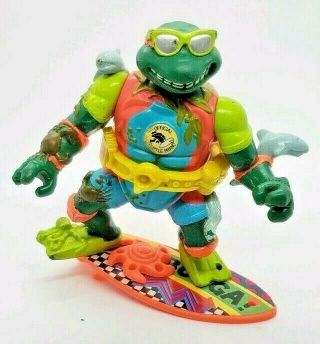 Tmnt Ninja Turtles Mike The Sewer Surfer 5 " Figure Complete Playmates 5115 1991