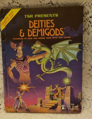 Tsr Presents Dieties And Demigods - Ad&d First Edition Hardback 1980 Dungeons