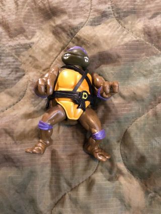 Playmates 1988 Tmnt Teenage Mutant Ninja Turtles Figure - Donatello Soft Head