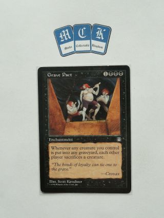 Grave Pact X1 Stronghold Ex Magic The Gathering Mtg Bl
