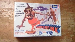 Superfink Model Kit From Revell - Parts Still Bagged - Ed " Big Daddy " Roth