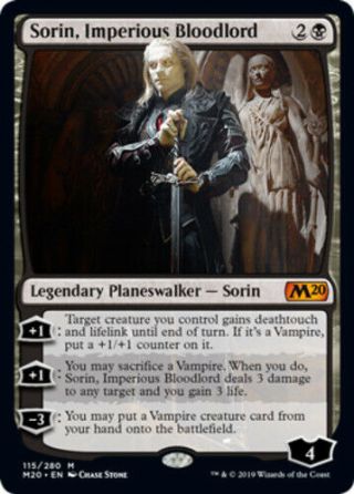 1x Sorin,  Imperious Bloodlord Mtg Core Set 2020 Nm - Channelfireball -