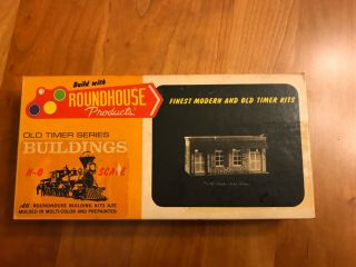 Ho Scale Roundhouse 3 - In - 1 Old Timer Series Buidings Wedge Plow