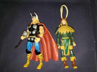 2006 Toybiz Marvel Legends Thor And Loki Set