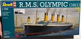Revell R.  M.  S.  Olympic 1911 1/700 Open ‘sullys Hobbies’