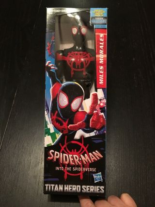 Spider Man Into Spiderverse Titan Hero Series Miles Morales Power Figure Toy