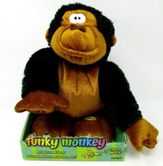 Gemmy Animated Plush Funky Monkey Sings Dances To I Like To Move It 2006