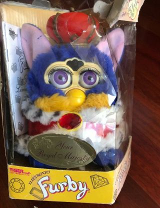 Electronic Furby “your Royal Majesty” Special Limited Edition Model 70794 2000