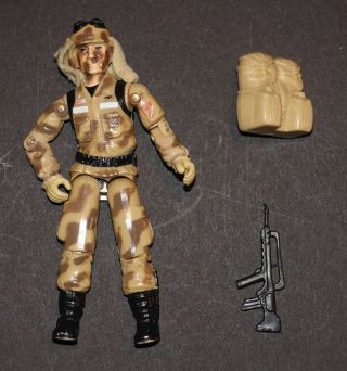 Vintage 1985 Gi Joe Cobra Dusty Desert Trooper 3 3/4 " Action Figure Hasbro