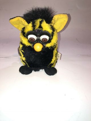 Furby Black And Yellow Bumble Bee 1998 Functions Classic Retro