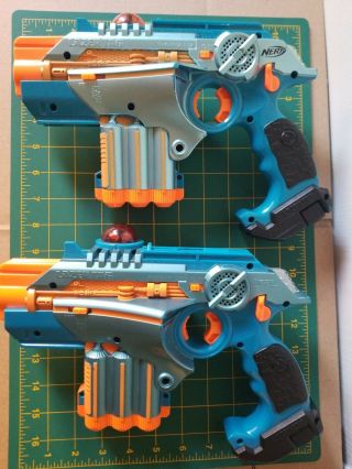 Nerf Phoenix LTX Lazer Tag Gun Set of 2 Blue 2