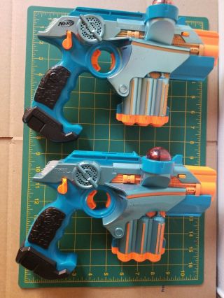 Nerf Phoenix LTX Lazer Tag Gun Set of 2 Blue 3