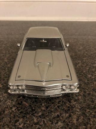 JADA TOYS,  DUB CITY BIG - TIME MUSCLE Car 1969 CHEVY CHEVELLE Silver 1:24 Diecast 2