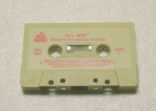 1986 Gi Joe Talking Story Book Cassette Tape Destro S Doomsday Cobra Jtc