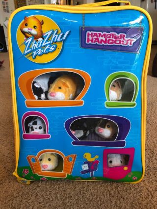 Zhu Zhu Pets Hamster Hangout Collectible Storage Case W/ 12 Hamsters