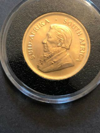 1982 Krugerrand,  South Africa,  1/4 Oz Fine Gold Coin Bu