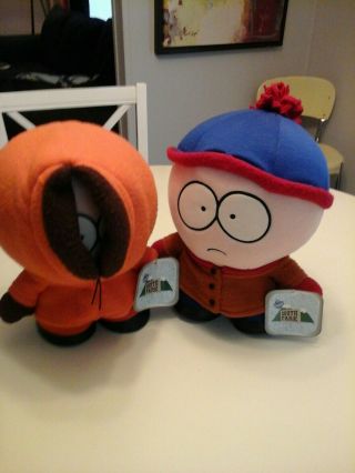 South Park Kenny & Stan 10 " Plush Stuffed Doll Toy Vintage 1998 Comedy Central