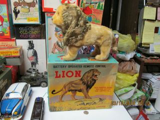 Lion Battery Operated Toy Near Linemar Japan 1950 