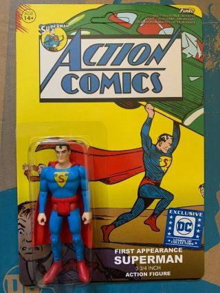 Funko Dc Legion Of Collectors Action Comics First Appearance Superman 3 3/4 "