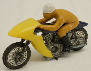 Vintage Hot Wheels Rrrumblers Yellow / Blue Rip Snorter Motorcycle 6032 1970