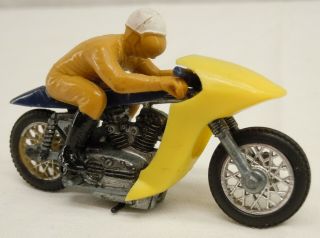 Vintage Hot Wheels RRRumblers Yellow / Blue Rip Snorter Motorcycle 6032 1970 2