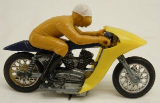 Vintage Hot Wheels RRRumblers Yellow / Blue Rip Snorter Motorcycle 6032 1970 3