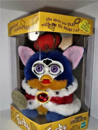 Nrfb Furby 2000 Your Royal Majesty 70794 Hasbro Electronic Special Limited Ed