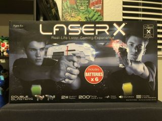Laser X Double Pack - 2 Player Laser Tag Gaming Game Set Two Player Lazer Guns