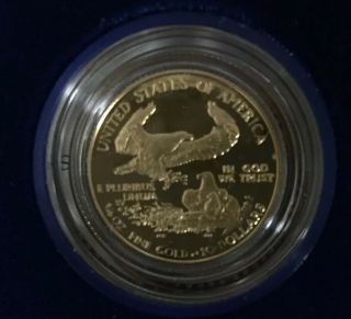 1988 - P American Gold Eagle Proof (1/4 oz) $10 in OGP 3
