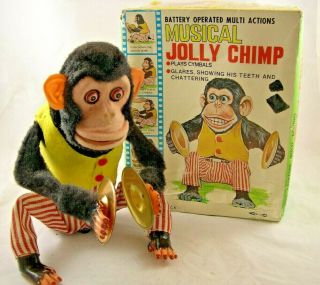 Musical Jolly Chimp By Daishin 1950 