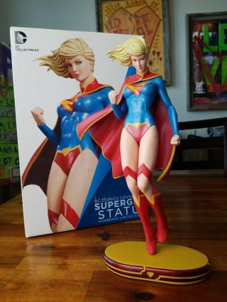 Dc Comics Cover Girls Supergirl Statue Numbered Limited Ed 1233 Of 5200 Artgerm